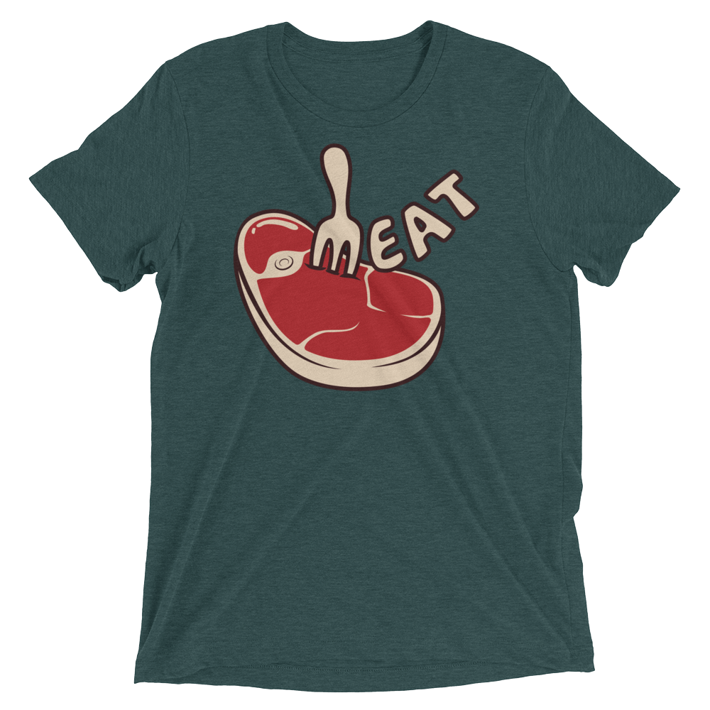 Meat (Triblend)-Triblend T-Shirt-Swish Embassy