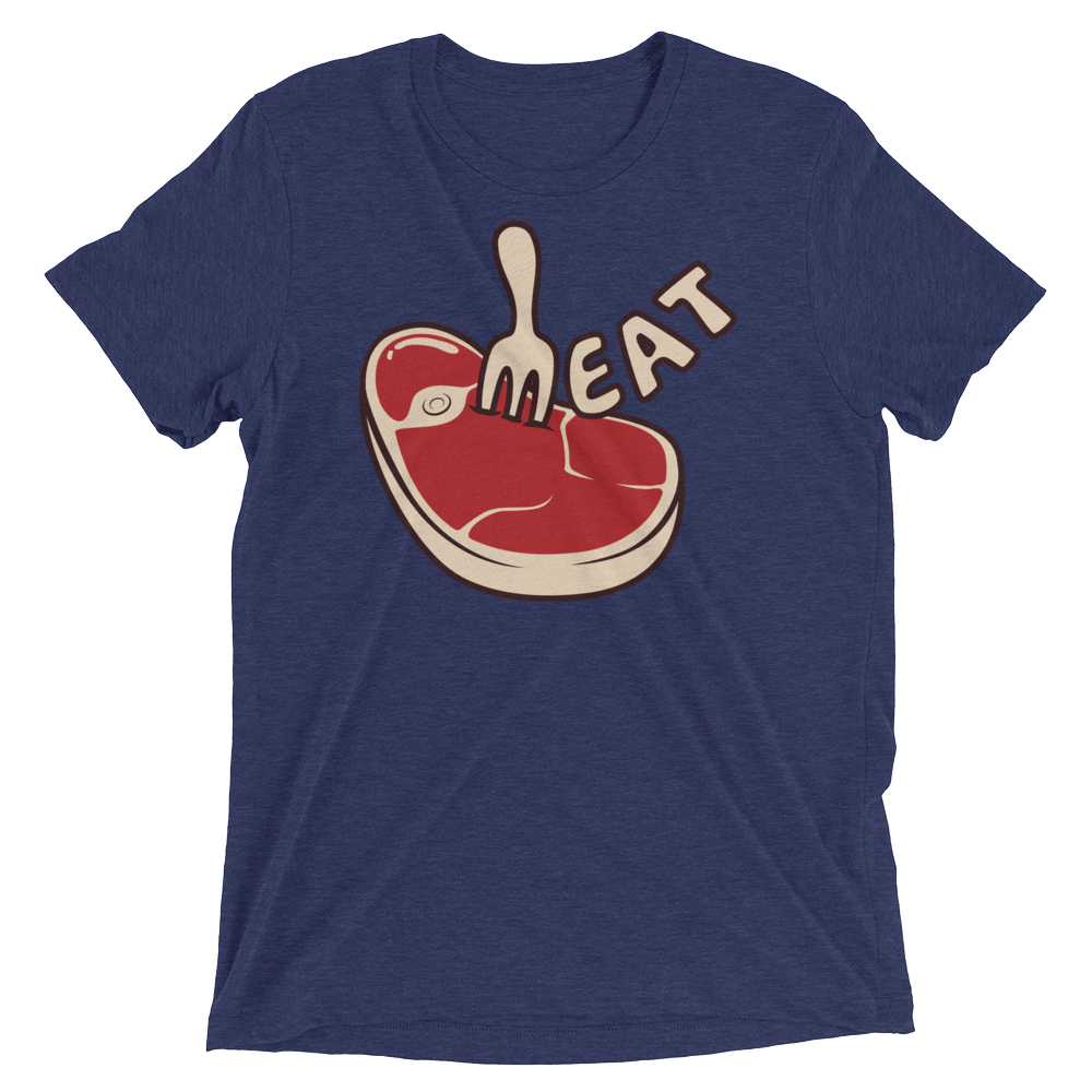 Meat (Triblend)-Triblend T-Shirt-Swish Embassy