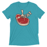 Meat (Triblend)-Triblend T-Shirt-Swish Embassy