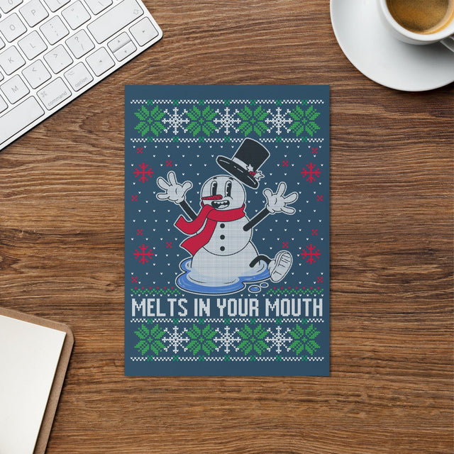 Melts in Your Mouth (Greeting card)-Greeting Card-Swish Embassy