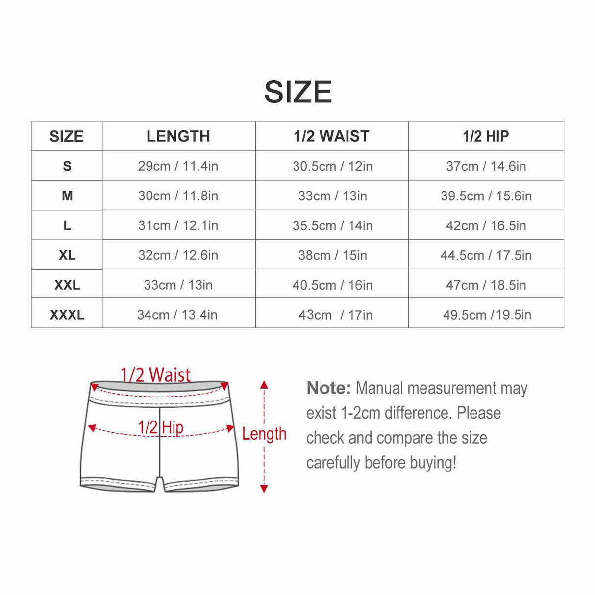 Men's Swimming Trunks DN003 (All-Over Printing)-Swish Embassy