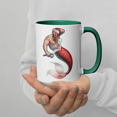 Merman Christmas (Christmas Mugs)-Mugs-Swish Embassy