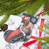 Merman Christmas (Ornament/Fridge Magnet)-Wood Ornament-Swish Embassy