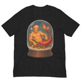 Merman in a Snow Globe-Christmas T-Shirts-Swish Embassy
