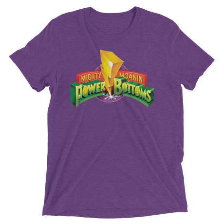 Mighty Moanin' Power Bottoms (Triblend)-Triblend T-Shirt-Swish Embassy