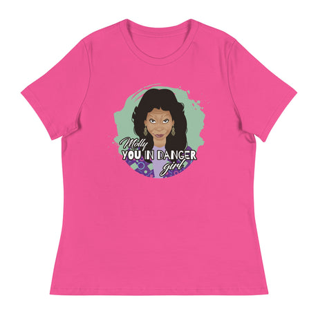 Molly You in Danger Girl (Women's Relaxed T-Shirt)-Women's T-Shirts-Swish Embassy