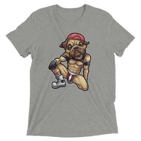 Nasty Pug (Triblend)-Triblend T-Shirt-Swish Embassy