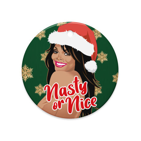 Nasty of Nice (Ceramic Ornament)-Ceramic Ornament-Swish Embassy