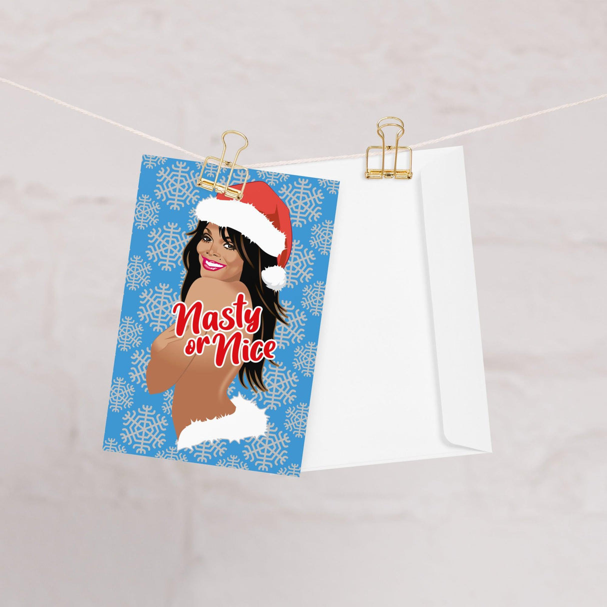 Nasty or Nice (Greeting card)-Greeting Card-Swish Embassy