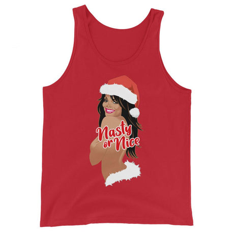 Nasty or Nice (Tank Top)-Christmas Tanks-Swish Embassy