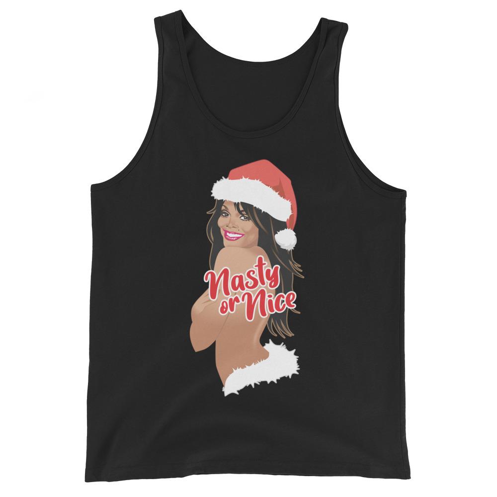 Nasty or Nice (Tank Top)-Christmas Tanks-Swish Embassy