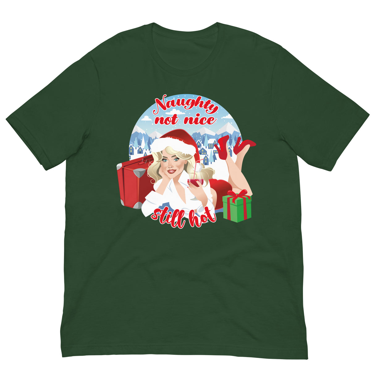 Naughty Not Nice-Christmas T-Shirts-Swish Embassy
