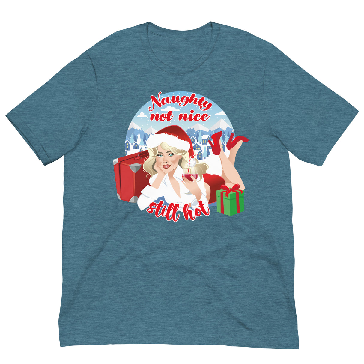 Naughty Not Nice-Christmas T-Shirts-Swish Embassy