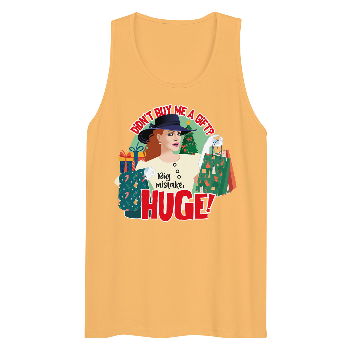 No Gift? Big Mistake (Tank top)-Christmas Tank Tops-Swish Embassy