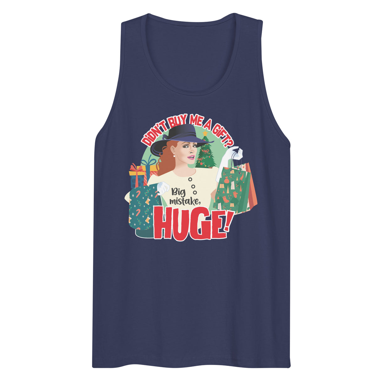 No Gift? Big Mistake (Tank top)-Tank Top-Swish Embassy