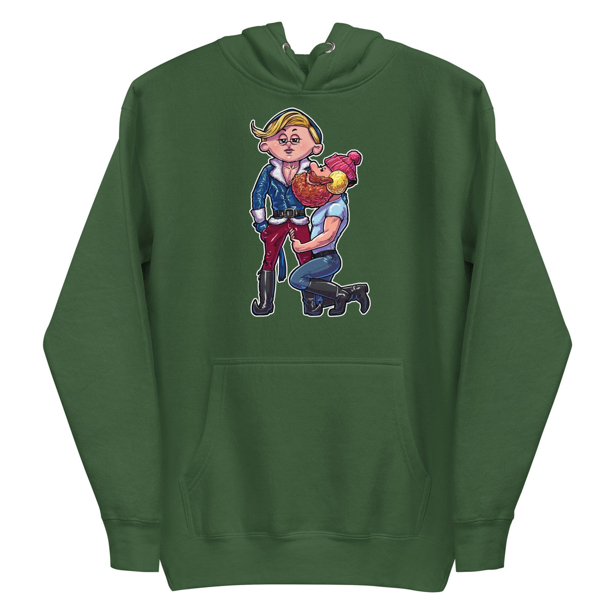 North Pole's Top Elf (Hoodie)-Christmas Hoodies-Swish Embassy