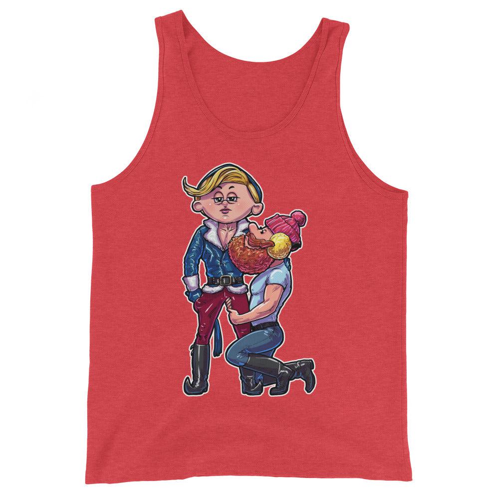 North Pole's Top Elf (Tank Top)-Christmas Tanks-Swish Embassy