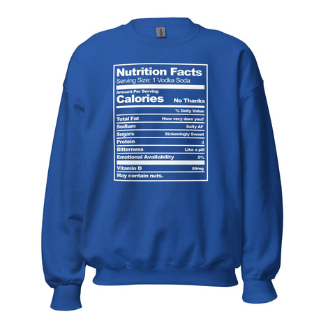 Nutritional Facts (Sweatshirt)-Sweatshirt-Swish Embassy