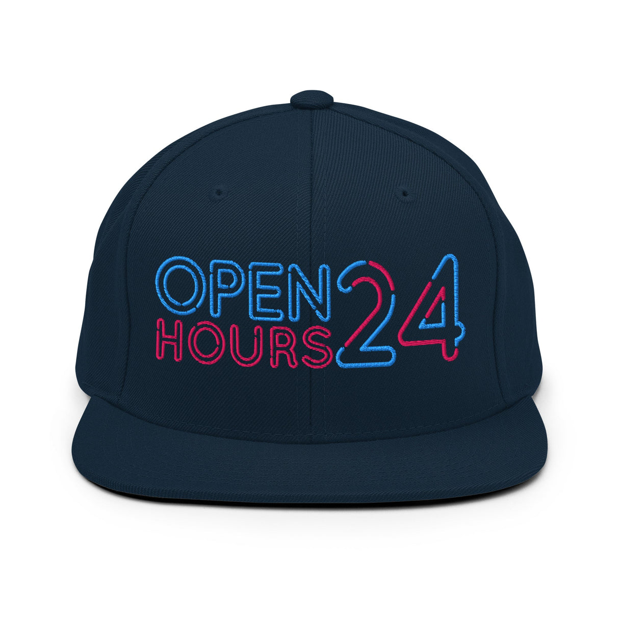 Open 24 Hours (Snapback Hat)-Headwear-Swish Embassy