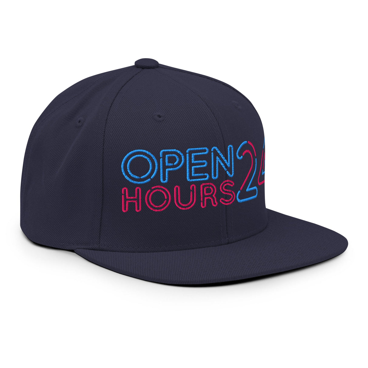 Open 24 Hours (Snapback Hat)-Headwear-Swish Embassy