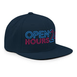 Open 24 Hours (Snapback Hat)-Headwear-Swish Embassy