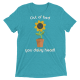 Out of bed you daisy head (Triblend)-Triblend T-Shirt-Swish Embassy