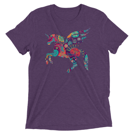 Paisley Pegacorn (Triblend)-Triblend T-Shirt-Swish Embassy