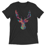 Paisley Stag (Triblend)-Triblend T-Shirt-Swish Embassy