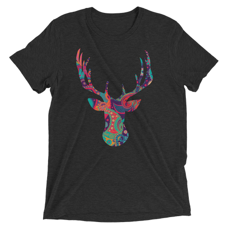 Paisley Stag (Triblend)-Triblend T-Shirt-Swish Embassy