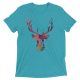 Paisley Stag (Triblend)-Triblend T-Shirt-Swish Embassy