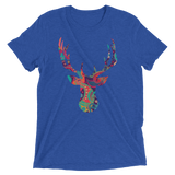 Paisley Stag (Triblend)-Triblend T-Shirt-Swish Embassy