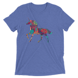 Paisley Unicorn (Triblend)-Triblend T-Shirt-Swish Embassy