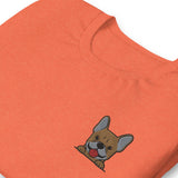 Pardon My Frenchie (Embroidered T-Shirt)-Embroidered T-Shirts-Swish Embassy