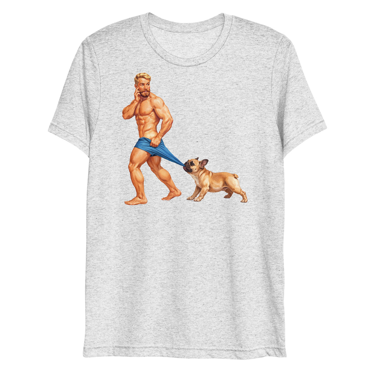 Pardon my Frenchie (Triblend)-Triblend T-Shirt-Swish Embassy