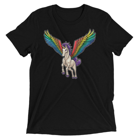 Pegasus Takes Flight (Triblend)-Triblend T-Shirt-Swish Embassy