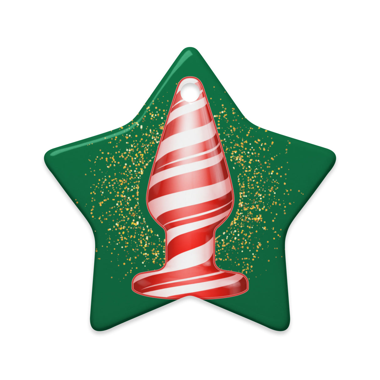 Peppermint Plug (Ceramic ornament)-Ceramic Ornament-Swish Embassy