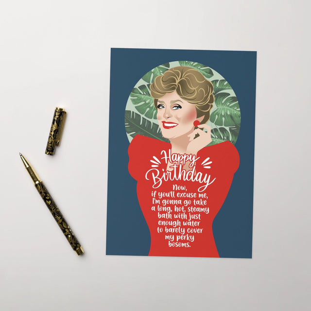 Perky Bosom Birthday (Birthday Card)-Birthday Card-Swish Embassy