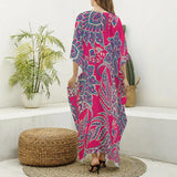 Pink Paisley Club (Kaftan)-Kaftan-Swish Embassy