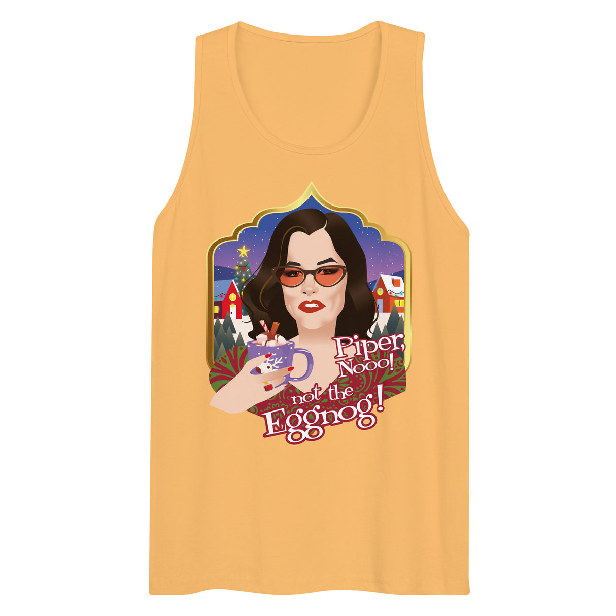Piper Not the Eggnog! (Tank top)-Tank Top-Swish Embassy