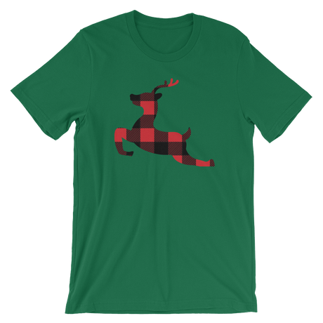 Plaid Reindeer-T-Shirts-Swish Embassy