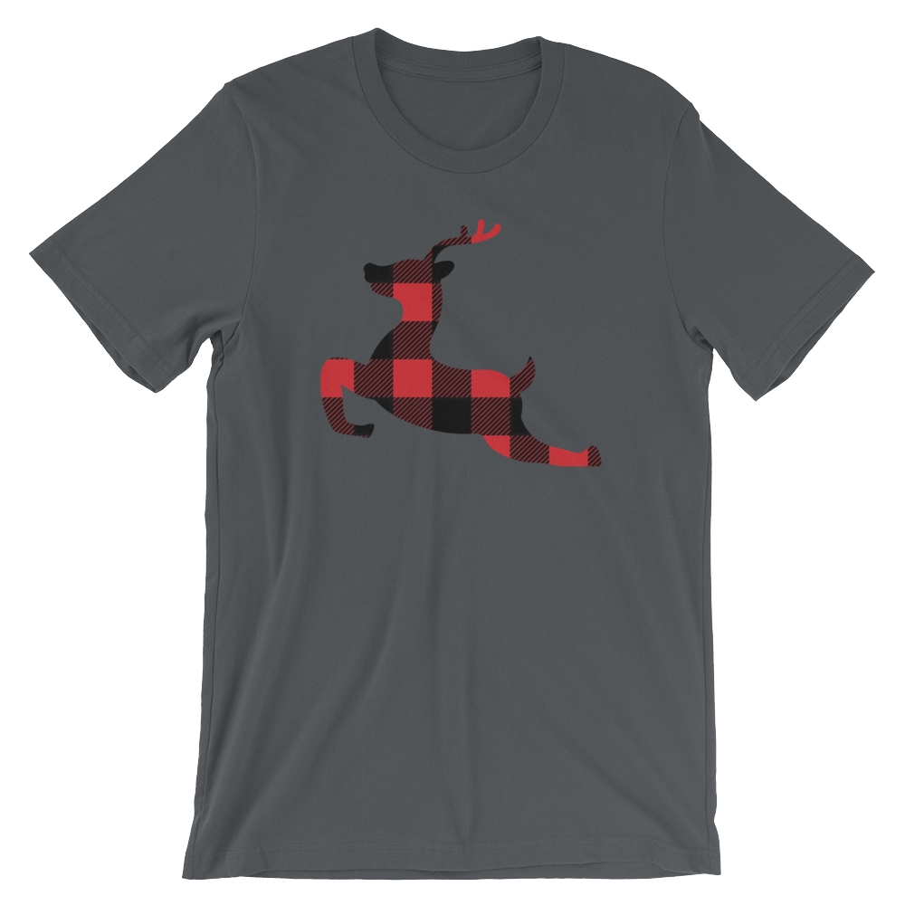 Plaid Reindeer-T-Shirts-Swish Embassy