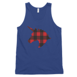 Plaid Unicorn (Tank Top)-Tank Top-Swish Embassy