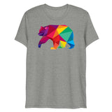 Polygon Bear (Triblend)-Triblend T-Shirt-Swish Embassy