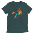 Polygon Unicorn (Triblend)-Triblend T-Shirt-Swish Embassy