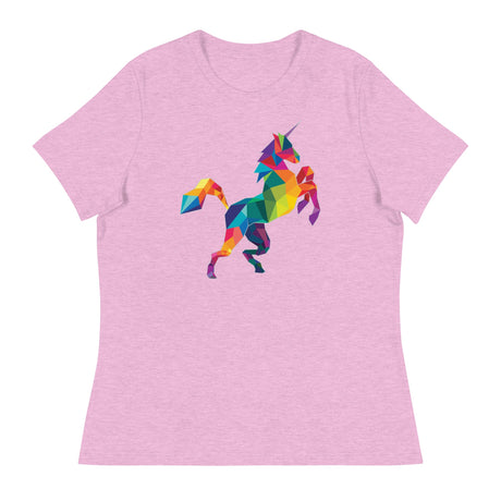 Polygon Unicorn (Women's Relaxed T-Shirt)-Women's T-Shirts-Swish Embassy