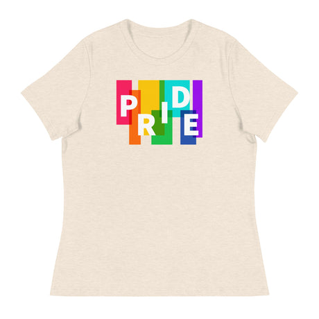 Pride Blocks (Women's Relaxed T-Shirt)-Women's T-Shirts-Swish Embassy