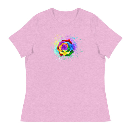 Pride Rose (Women's Relaxed T-Shirt)-Women's T-Shirts-Swish Embassy