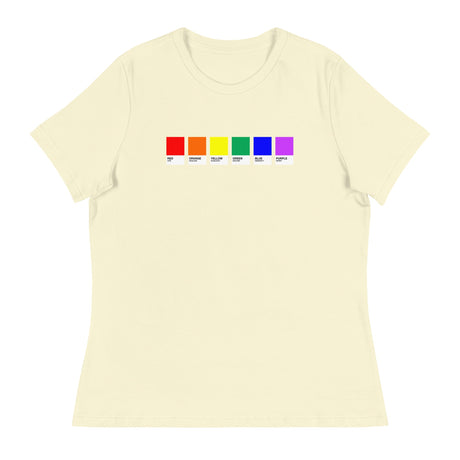 Pride Swatches (Women's Relaxed T-Shirt)-Women's T-Shirts-Swish Embassy