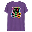 Psycho Bear (Triblend)-Triblend T-Shirt-Swish Embassy