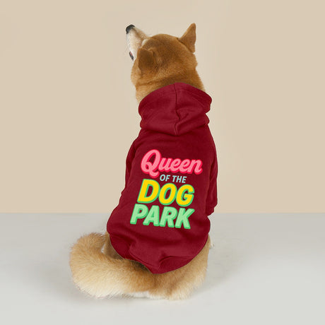 Queen of the Dog Park (Pet Hoodie)-Pet Hoodie-Swish Embassy